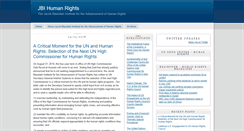 Desktop Screenshot of jbi-humanrights.org