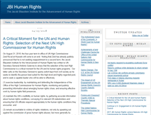 Tablet Screenshot of jbi-humanrights.org